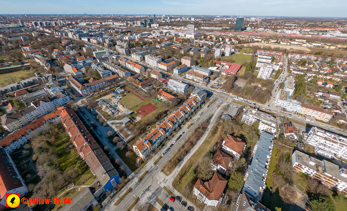 20.02.2023 - der Hachinger Bach zwischen Berg am Laim und Neuperlach